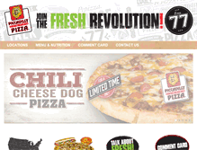 Tablet Screenshot of pcpizza.com